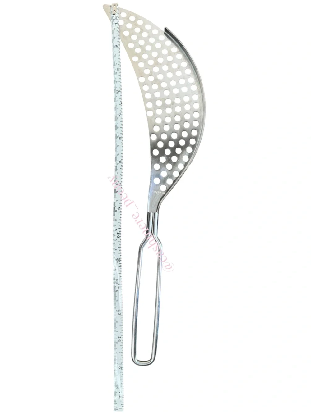 Crescent Pot Strainer Stainless Steel